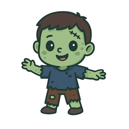 Venlig Zombie Dreng