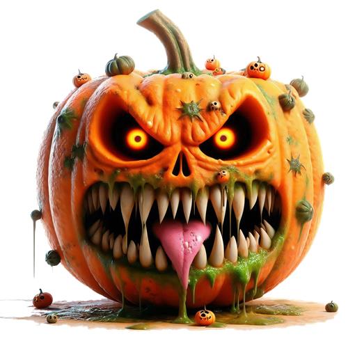 Skræmmende Halloween Græskar