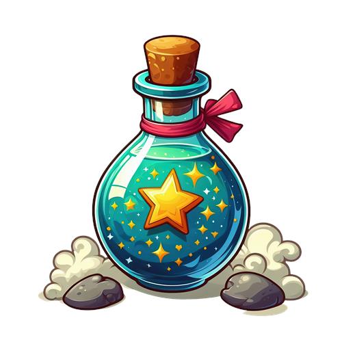 Magisk Elixir med Stjerne