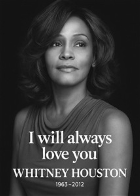 En Hyldest til Whitney Houston - Oplev essensen af Whitney Houstons magi med dette elegante sort-hvide motiv, hvor hun udstråler styrke og skønhed. Teksten 'I will always love you' tilføjer en tidløs følelse, perfekt til enhver musikelskers væg.