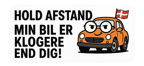 Klog Bil Med Advarsel